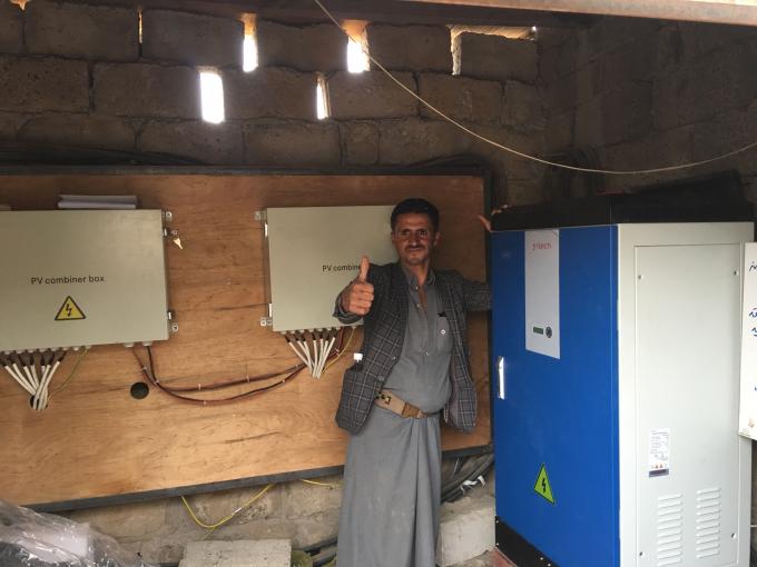 132kW invertitore solare della pompa di 3 fasi per il monitoraggio a distanza del rifornimento idrico del villaggio