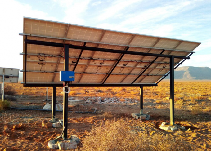 invertitore solare della pompa di monofase 750W per l'impianto di irrigazione sommergibile solare ibrido della pompa