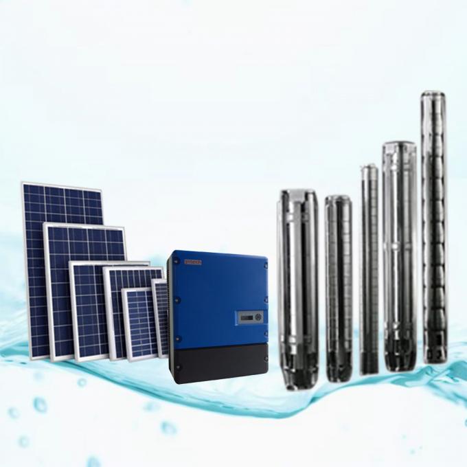 Impianto di irrigazione solare commerciale della pompa 37kW con il raffreddamento del fan di controllo di velocità