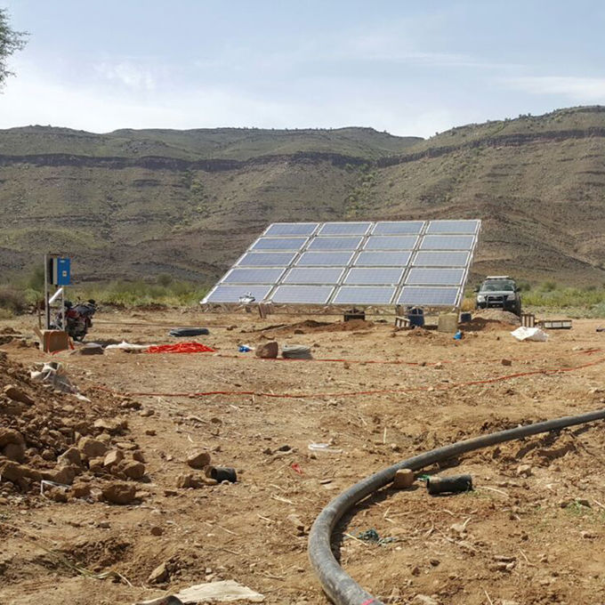 IP65 casa sommergibile del sistema della pompa solare di progettazione 4kw utilizzando in Algeria